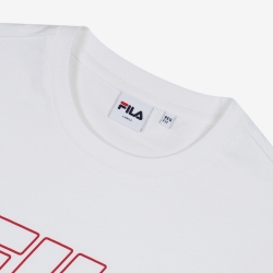 Fila Linea Italia Logo - Miesten Poolopaita - Valkoinen | FI-34200